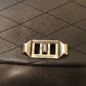 Rebecca Minkoff  Je T'aime Flap Crossbody Handbag in Black Caviar Leather NWT